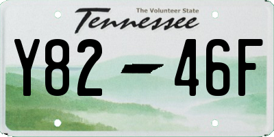TN license plate Y8246F