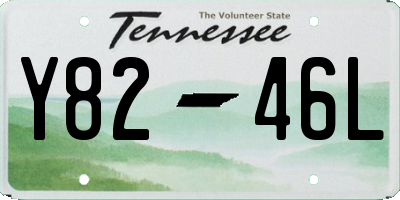 TN license plate Y8246L