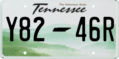 TN license plate Y8246R