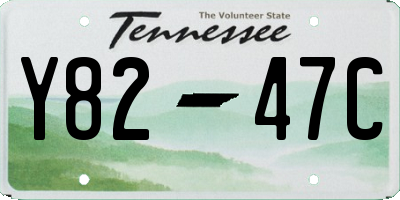 TN license plate Y8247C