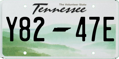 TN license plate Y8247E