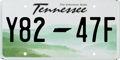 TN license plate Y8247F