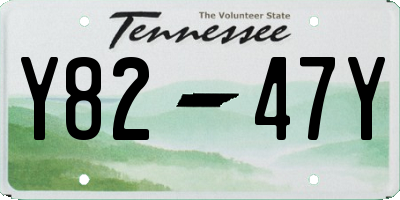 TN license plate Y8247Y