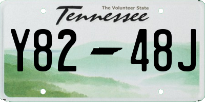 TN license plate Y8248J
