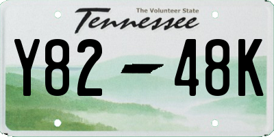 TN license plate Y8248K