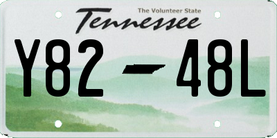 TN license plate Y8248L