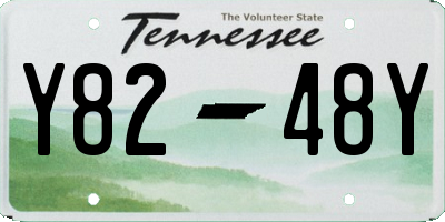 TN license plate Y8248Y