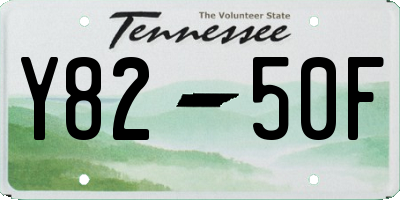 TN license plate Y8250F