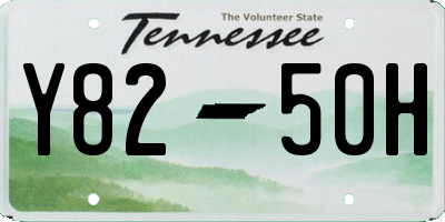 TN license plate Y8250H