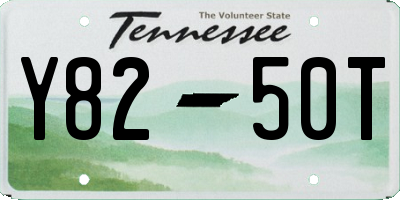 TN license plate Y8250T