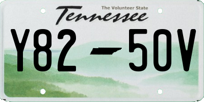 TN license plate Y8250V