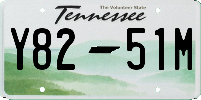 TN license plate Y8251M