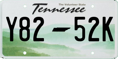 TN license plate Y8252K