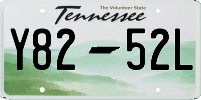 TN license plate Y8252L