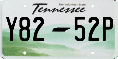 TN license plate Y8252P