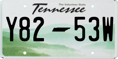 TN license plate Y8253W