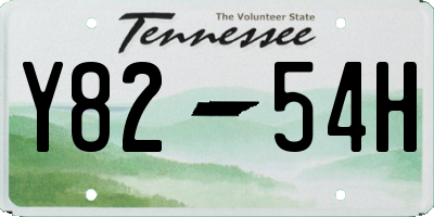 TN license plate Y8254H