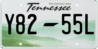 TN license plate Y8255L
