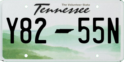 TN license plate Y8255N