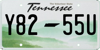 TN license plate Y8255U