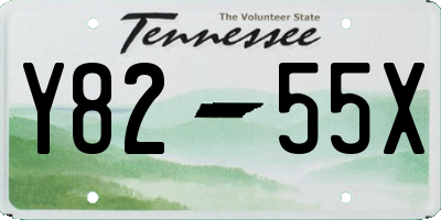 TN license plate Y8255X