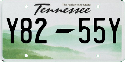 TN license plate Y8255Y