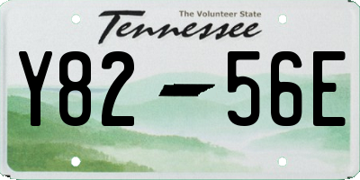 TN license plate Y8256E