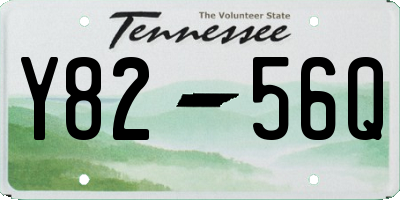 TN license plate Y8256Q