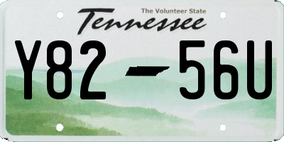 TN license plate Y8256U