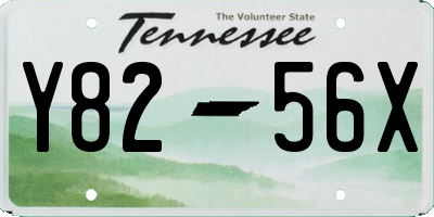 TN license plate Y8256X