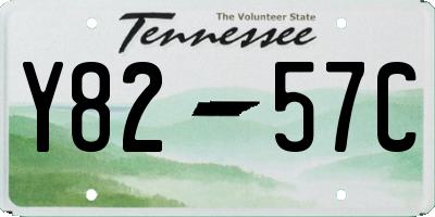 TN license plate Y8257C