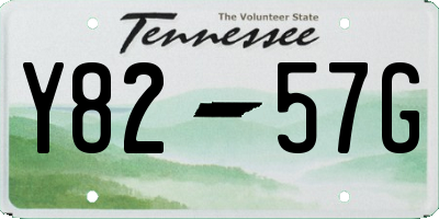 TN license plate Y8257G