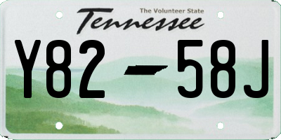 TN license plate Y8258J