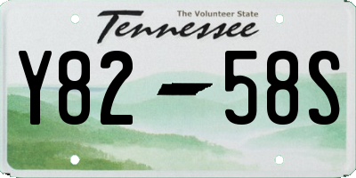TN license plate Y8258S