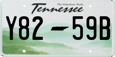 TN license plate Y8259B