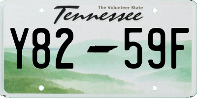 TN license plate Y8259F