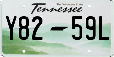 TN license plate Y8259L