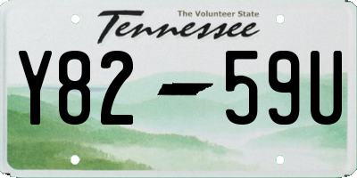 TN license plate Y8259U