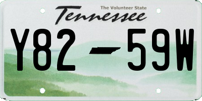 TN license plate Y8259W