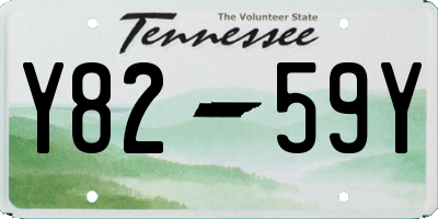 TN license plate Y8259Y