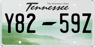 TN license plate Y8259Z