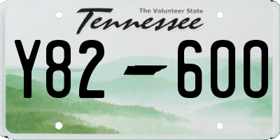 TN license plate Y8260O
