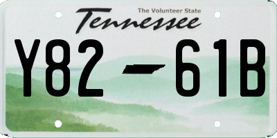 TN license plate Y8261B