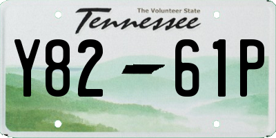 TN license plate Y8261P