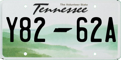 TN license plate Y8262A