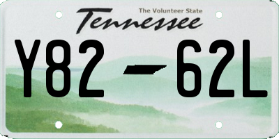 TN license plate Y8262L