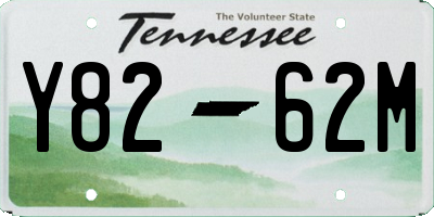 TN license plate Y8262M