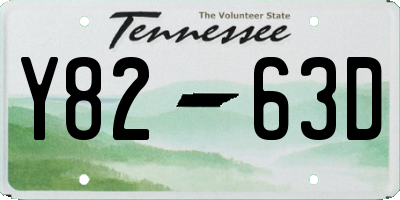 TN license plate Y8263D