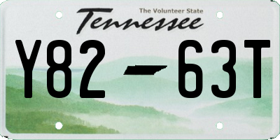 TN license plate Y8263T