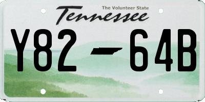 TN license plate Y8264B